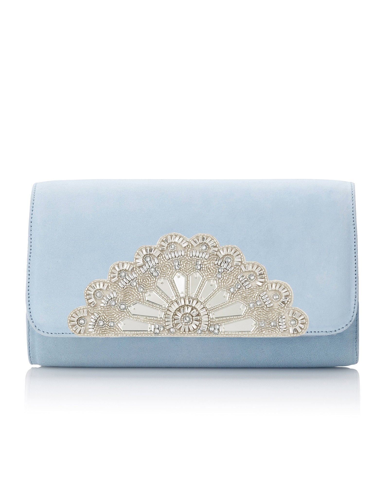 Duck egg cheap clutch bag