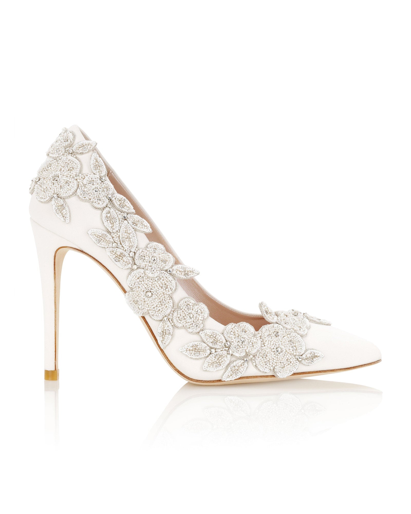 Ivory high heel store shoes