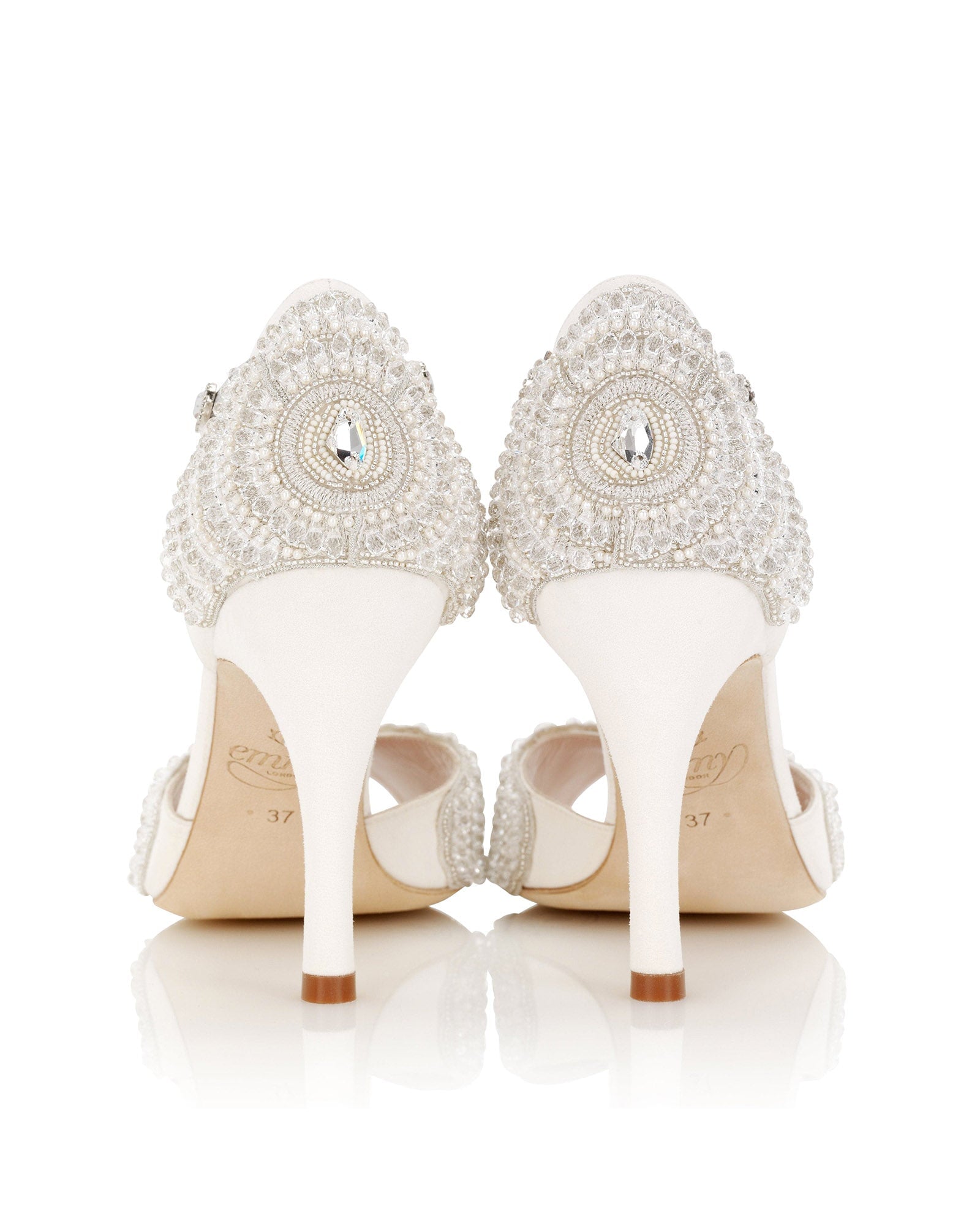 Ivory Satin Vintage Inspired Wedding Bridal Low Heel Sandals - Etsy | Bridal  shoes low heel, Wedding shoes low heel, Vintage heels