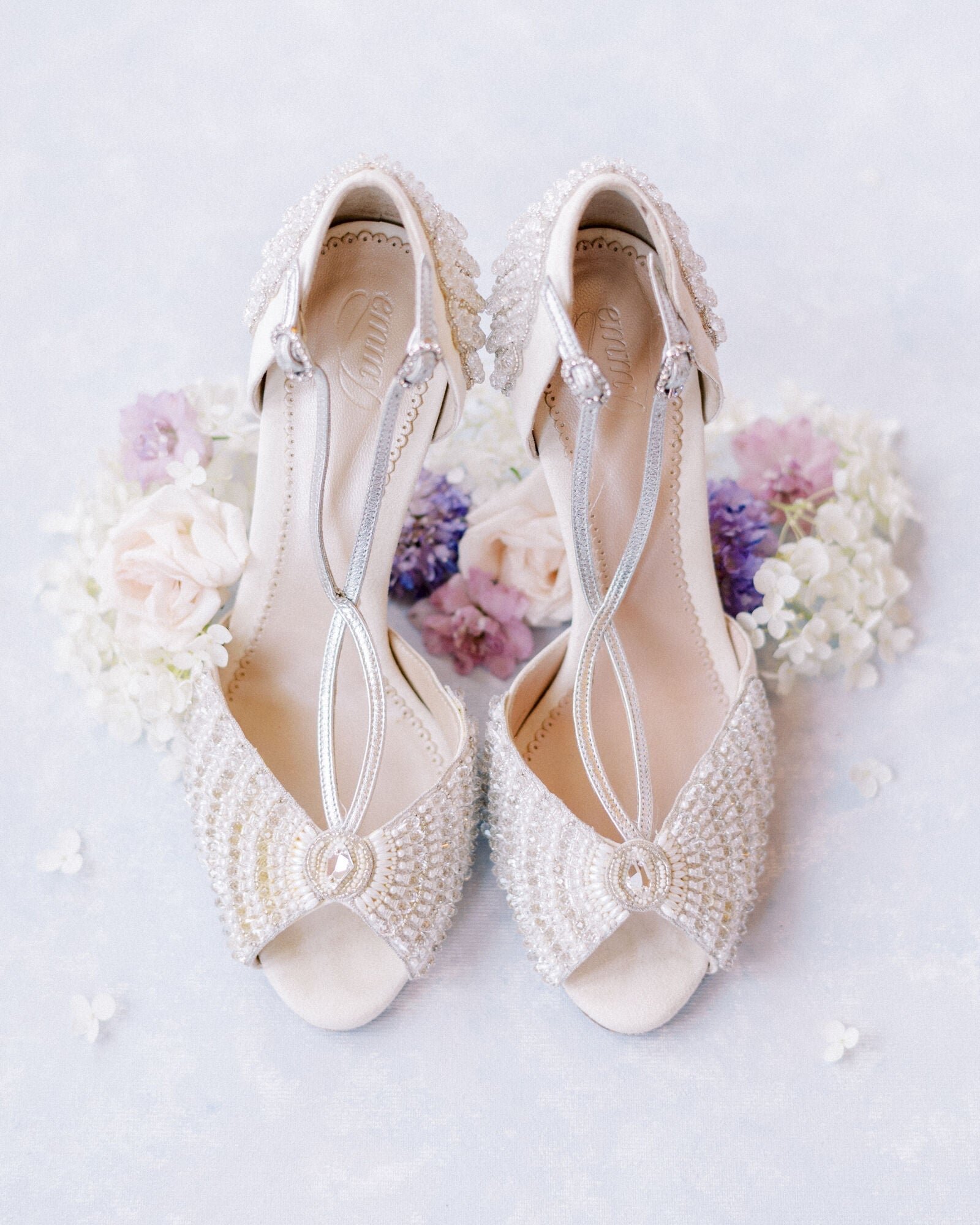 Embellished deals bridal shoes