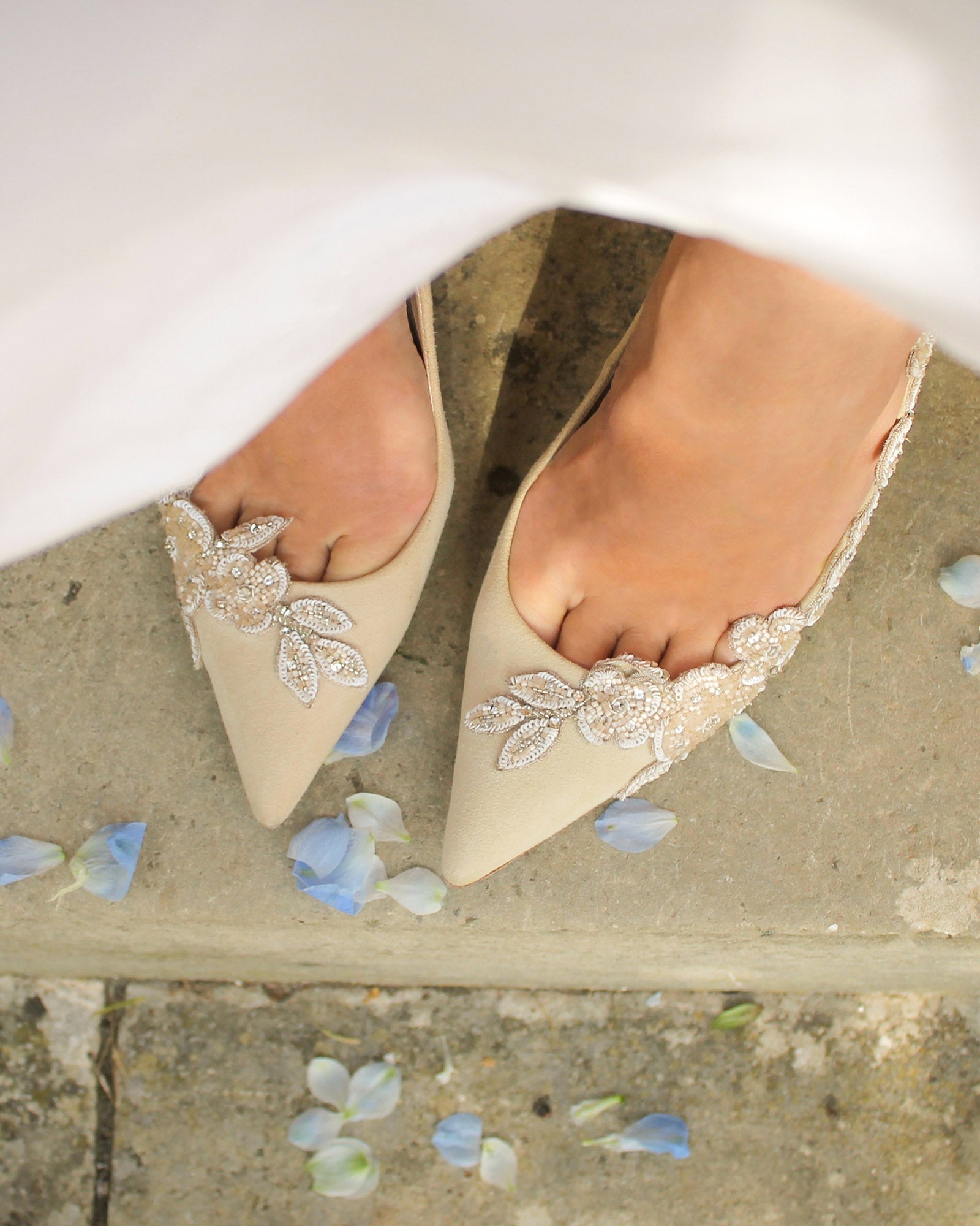 Blush bridal clearance shoes uk