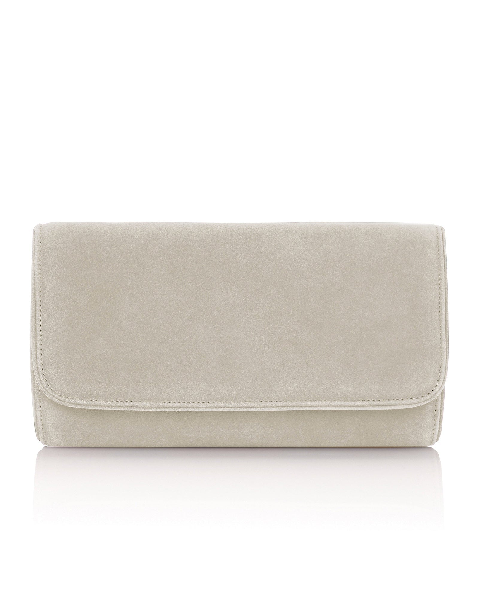 Natasha Clutch Bag Vapour Suede | Shop now - Emmy London